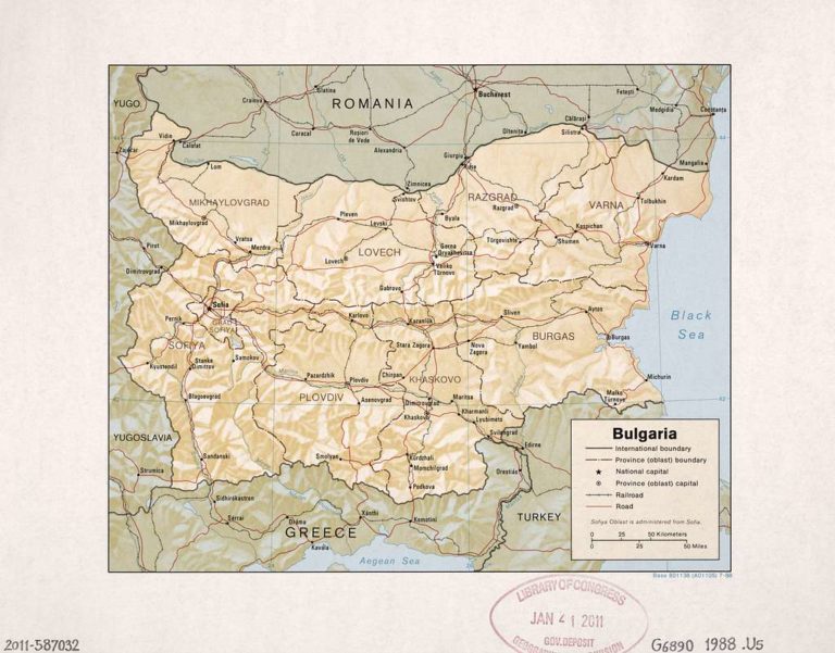 Map Bulgare